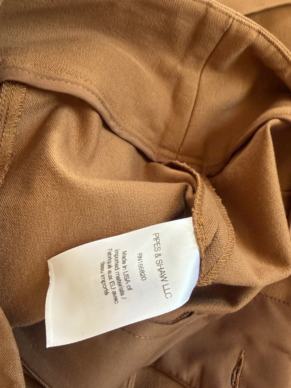 Veronica Beard dell pintuck print light Brown Tailored cropped Trouser 6 - Picture 5 of 8
